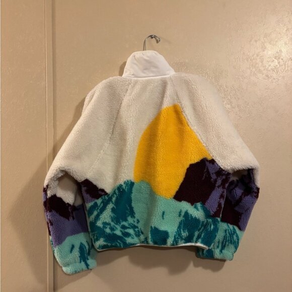 NWOT Free People Movement Hit The Slopes Printed Fleece Jacket sz XS - Picture 2 of 7